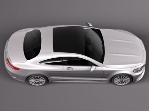 Mercedes-Benz S-class Coupe 2015 3D Model
