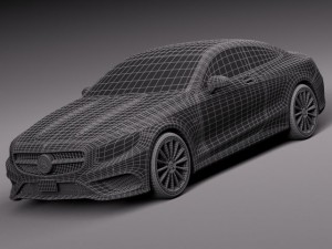 Mercedes-Benz S-class Coupe 2015 3D Model
