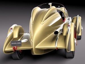 Duesenberg Sj Special Mormon Meteor 1935 3D Model