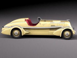 Duesenberg Sj Special Mormon Meteor 1935 3D Model