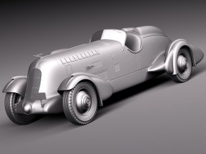 Duesenberg Sj Special Mormon Meteor 1935 3D Model