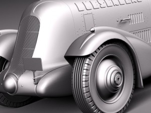 Duesenberg Sj Special Mormon Meteor 1935 3D Model