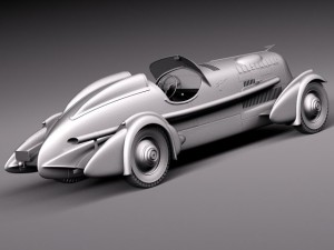 Duesenberg Sj Special Mormon Meteor 1935 3D Model