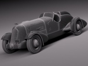 Duesenberg Sj Special Mormon Meteor 1935 3D Model