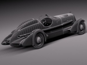 Duesenberg Sj Special Mormon Meteor 1935 3D Model