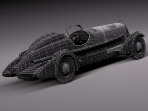 Duesenberg Sj Special Mormon Meteor 1935 3D Model