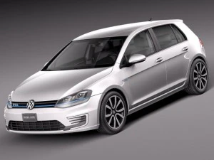 Volkswagen Golf GTE 2015 3D Model