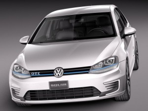 Volkswagen Golf GTE 2015 3D Model