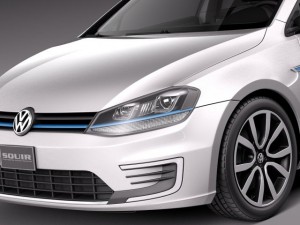 Volkswagen Golf GTE 2015 3D Model