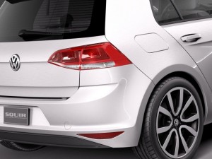Volkswagen Golf GTE 2015 3D Model