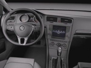 Volkswagen Golf GTE 2015 3D Model