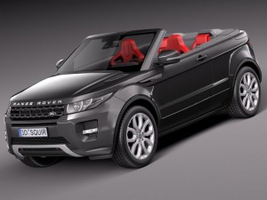 range rover evoque convertible 2014 3D Model