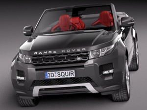 Range Rover Evoque Convertible 2014 3D मॉडल