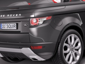 Range Rover Evoque Convertible 2014 3D मॉडल