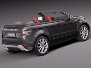 Range Rover Evoque Convertible 2014 3D मॉडल