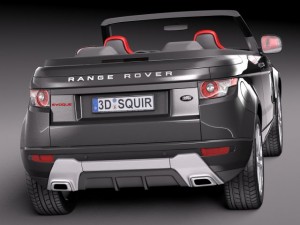 Range Rover Evoque Convertible 2014 3D मॉडल