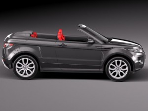 Range Rover Evoque Convertible 2014 3D मॉडल