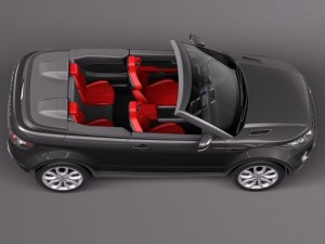 Range Rover Evoque Convertible 2014 3D मॉडल