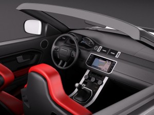 Range Rover Evoque Convertible 2014 3D मॉडल