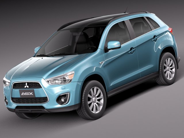 Mitsubishi asx 2011 Modèle 3D .c4d .max .obj .3ds .fbx .stl .blend 