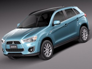 Mitsubishi asx 2011 Modèle 3D