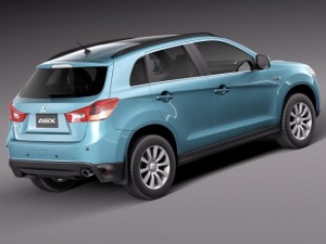 Mitsubishi asx 2011 Modèle 3D