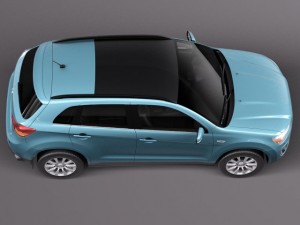 Mitsubishi asx 2011 Modèle 3D