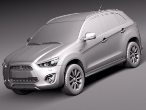 Mitsubishi asx 2011 Modèle 3D