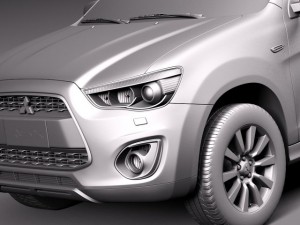 Mitsubishi asx 2011 Modèle 3D