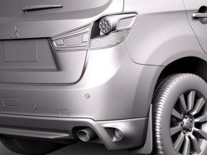 Mitsubishi asx 2011 Modèle 3D