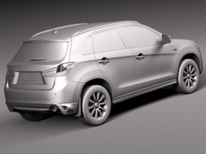 Mitsubishi asx 2011 Modèle 3D