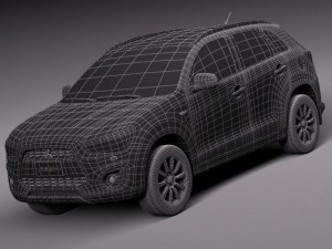 Mitsubishi asx 2011 Modèle 3D