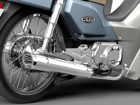 Honda Super Cub 2013 3D मॉडल
