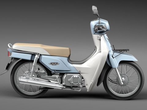 Honda Super Cub 2013 3D मॉडल