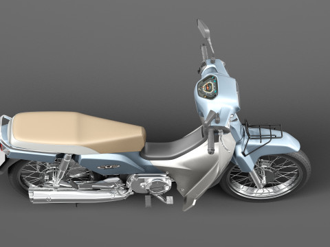 Honda Super Cub 2013 3D मॉडल