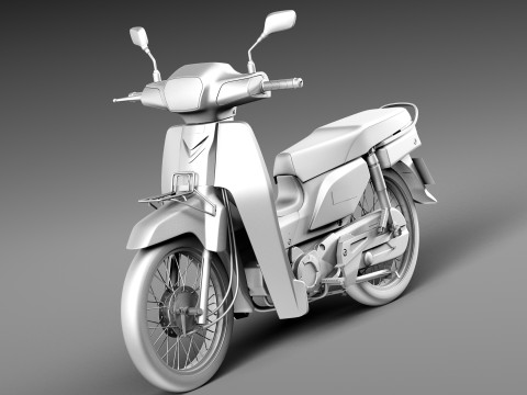 Honda Super Cub 2013 3D मॉडल