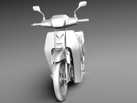 Honda Super Cub 2013 3D मॉडल