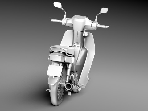 Honda Super Cub 2013 3D मॉडल