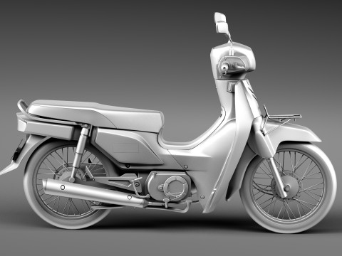Honda Super Cub 2013 3D मॉडल