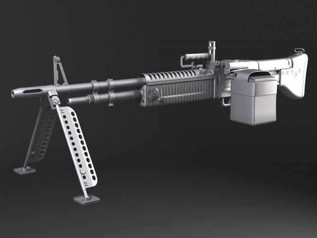 m60 machine 3D Model in Machine Gun 3DExport