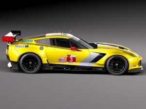 Chevrolet Corvette C7R 2015 3Dモデル