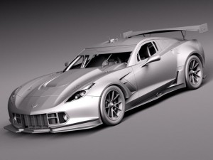 Chevrolet Corvette C7R 2015 3Dモデル