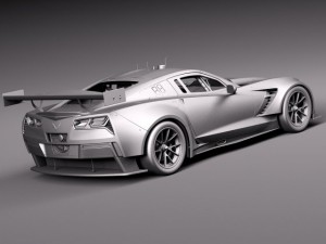 Chevrolet Corvette C7R 2015 3Dモデル