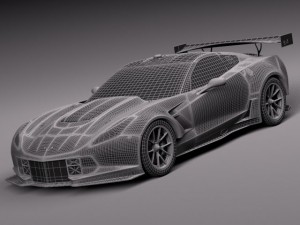Chevrolet Corvette C7R 2015 3Dモデル