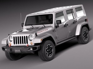 Jeep Wrangler Rubicon 2014 Model 3D