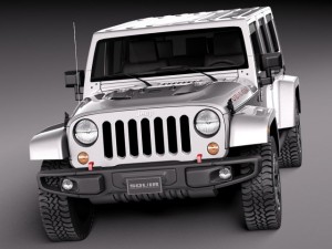 Jeep Wrangler Rubicon 2014 Modello 3D