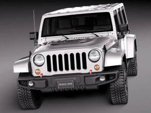 Jeep Wrangler Rubicon 2014 3D Model