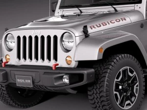 Jeep Wrangler Rubicon 2014 3D Model