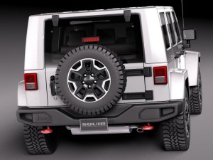 Jeep Wrangler Rubicon 2014 Modello 3D