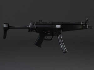 MP5A5 Submachine 3D Model